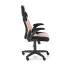 Кресло компьютерное HALMAR BLOOM розовый/черный